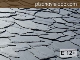 E12+ Pizarra irregular para tejado rústico. Permite recortes. Pizarra en rama. Pizarra granel.
