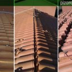 Cumbrera de teja mixta en tejado de teja cerámica. Tejados Asturias.