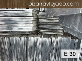 E30 Pizarra Natural calidad Excelente. Venta de Pizarra para cubiertas y tejados. Origen León.
