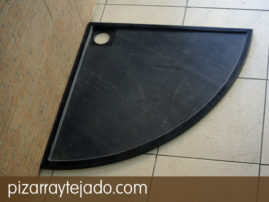 Plato de ducha de pizarra. Diseño moderno, natural y personalizable.