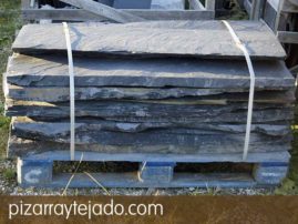 Peldaños para escaleras de pizarra natural. Pizarra para vierteaguas y alfeizar de ventanas.