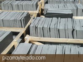 Pizarra natural grosor 10 mm para tejados y cubiertas.