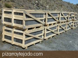 Venta de stock de pizarra para tejados. Formato para España.