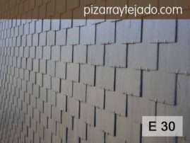 E30 Pizarra negra gruesa para cubiertas, tejados y fachadas. Excelente calidad. Origen León.