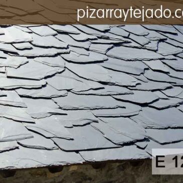Excelente pizarra para tejados. Formato E12+ irregular para acabado rústico. Pizarra en rama. Pizarra granel.