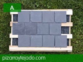 Bonita pizarra azulejos para paredes.