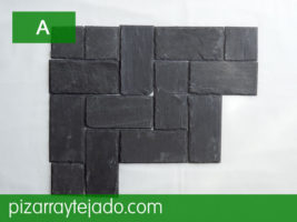 Azulejos de pizarra pared cocina y baño.