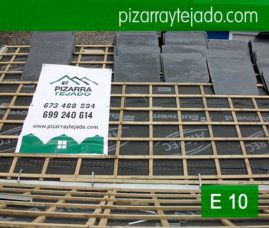 Colocación de rastrel para pizarra E10 Monumental.