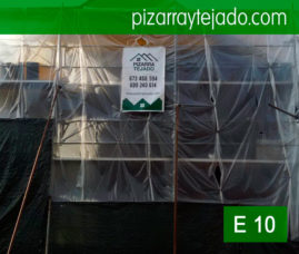 Schieferfassaden Österreich. Desarrollo de trabajos en fachada de pizarra. Obra en Bregenz (Austria). Schiefer Österreich.