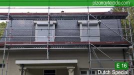 El gabinete técnico con Ingenieros Superiores informa sobre cubierta de pizarra características.