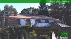 Rastrel en tejado y fachada para colocación de pizarra. Leien België. Rastrelado para colocación de pizarra natural E16 Dutch Special. Leien dak plaatsen België.