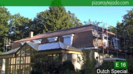 Rastrelado para colocación de pizarra natural E16 Dutch Special. Leien dak plaatsen België..