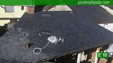 Colocación de pizarra de tejado en Ponferrada. Estructuras de madera. Pizarra tejado Ponferrada.