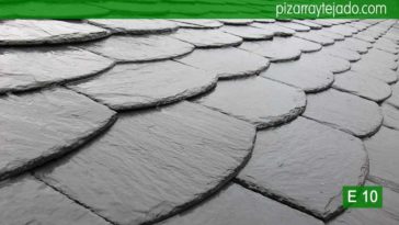 Precioso tejado de vivienda en León con pizarra para tejado. León pizarras tejado.