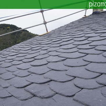 Amplia experiencia en colocación de tejados de pizarra. Presupuesto para colocacion de pizarra en tejado.