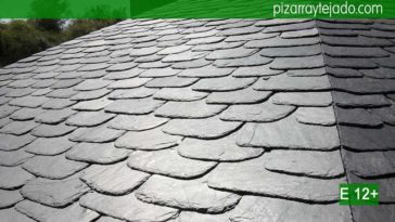 Arista francesa colocación de pizarra rústica de León. Trabajos garantizados.