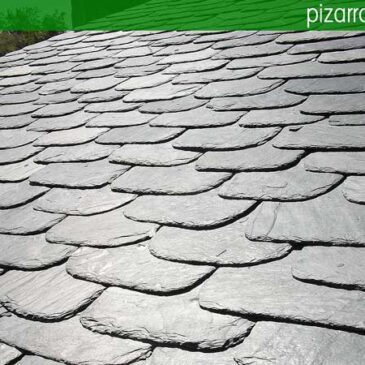 Arista francesa colocación de pizarra rústica de León. Trabajos garantizados.