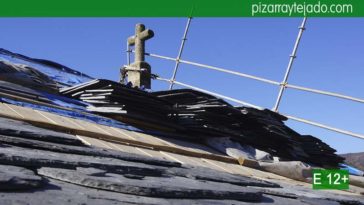 Pizarra de León color negro Bierzo. Preciosa pizarra para cubiertas y tejados. Teja pizarra negra.