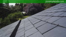 Shore slate. Pizarra de León adecuada para zona próxima al mar. Tejado en Gijón. Pizarra Gijón.