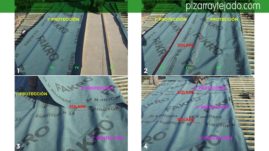 Instalación doble membrana en tejado de pizarra.