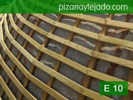 Colocación rastrel para cubierta de pizarra San Sebastián.