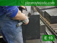 Fabricación pizarra de cubierta 50x25. Modelo E 10