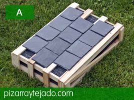 Pallet 20 kg de pizarra azulejos.