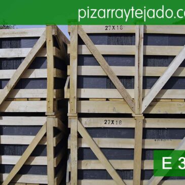 Pizarra negra para cubierta. E30.