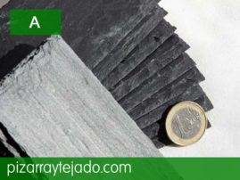 Azulejo de pizarra grosor y dimensiones según cliente.