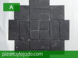 Azulejos de pizarra tamaños y diseños personalizables.