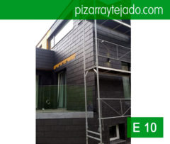 Fachada de pizarra en Austria. Schieferfassaden Östrerreich. Schieferfassaden. Austria schiefer. Spanish Natural slate. Schiefer aus Spanien.