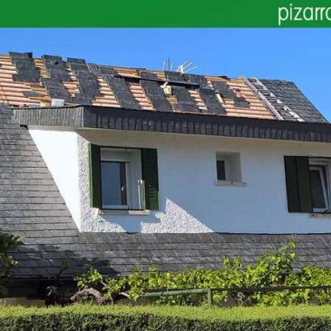 Bonita pizarra E40 Alta Montaña. Colocación pizarra en cubierta pizarra Madrid (Cerceda, Moralzarzal).