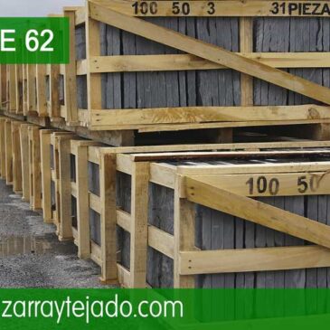 Placas de pizarra natural para suelos y jardín.